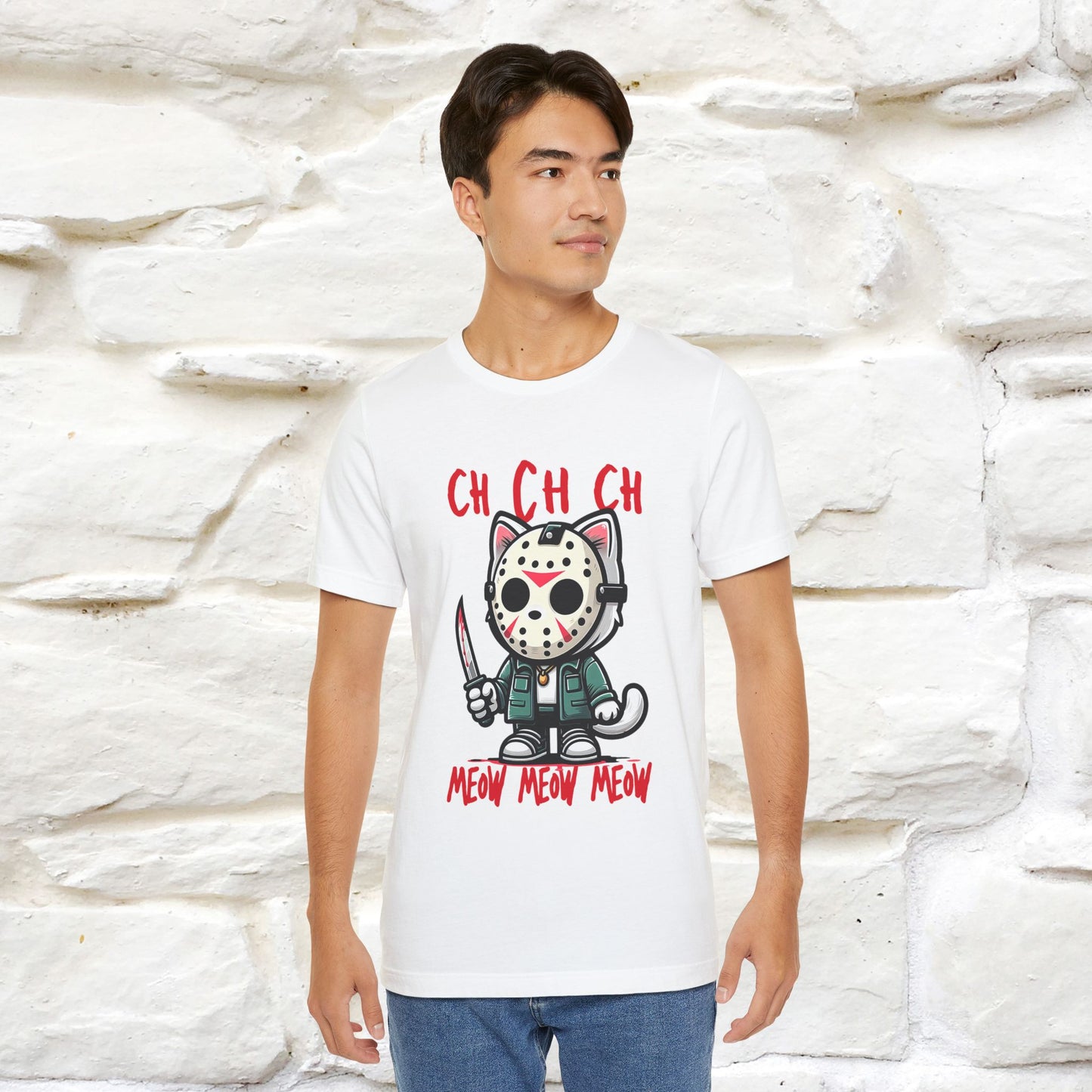 Paws N' Roses T-Shirt | Rock-Inspired Cat Lover Tee for Men & Women | 100% Cotton*