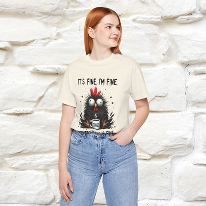 "Everything Is Fine" |Funny T-Shirt | Nunu&Miao Studio