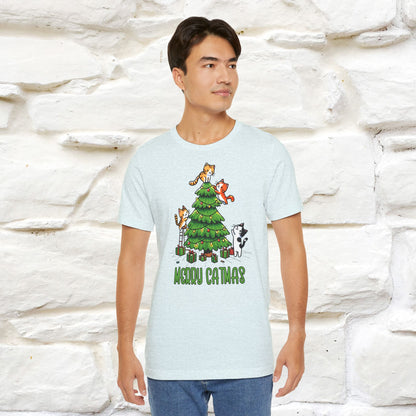 Merry Catmas | Cattitude Christmas Shirt for Men & Women | 100% Cotton*