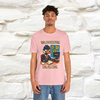 ''Yes, I Look Busy. No I'm Not.''|  Sarcastic Cat T-Shirt | Nunu&Miao Studio