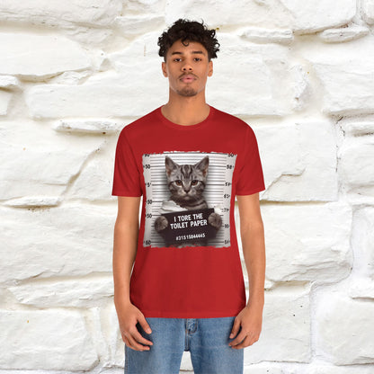 ''I Tore The Toilet Paper'' | Funny Cat T-Shirt | Nunu&Miao Studio
