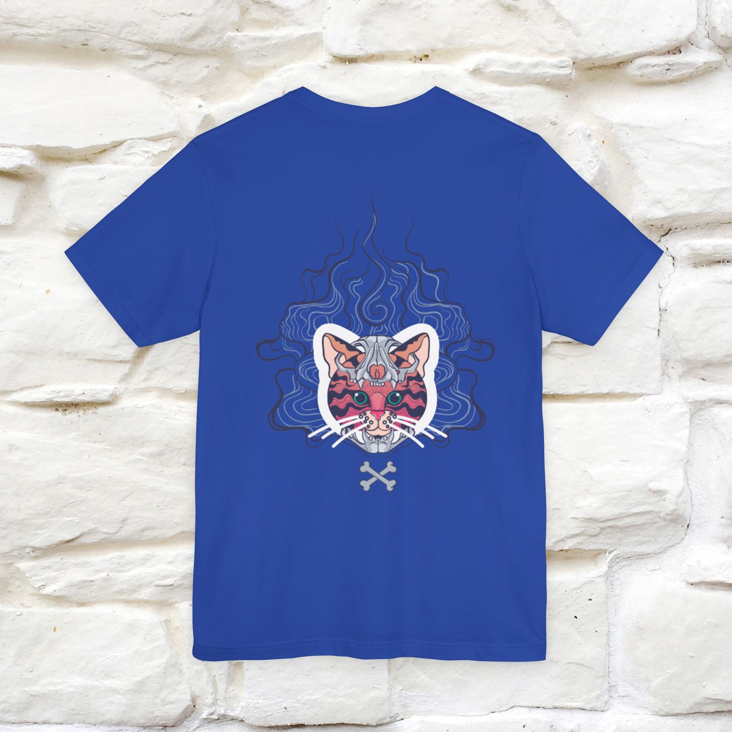 ''Air Fire Cat'' | Cat T-Shirt Front and Back Design | Nunu&Miao Studio