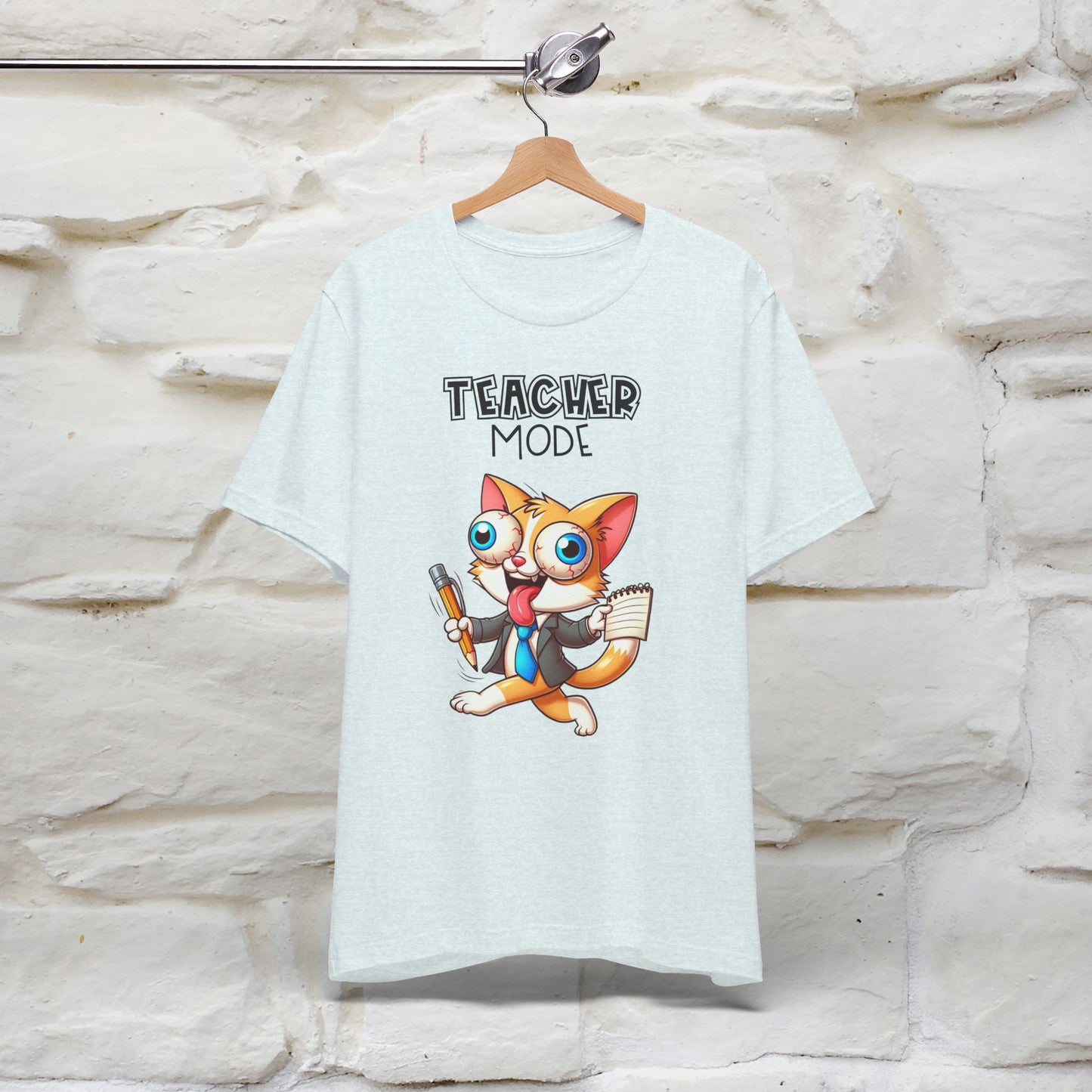 ''Teacher Mode'' T-shirt for Man 100% Cotton* - Nunu&Miao Studio