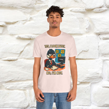 ''Yes, I Look Busy. No I'm Not.''|  Sarcastic Cat T-Shirt | Nunu&Miao Studio