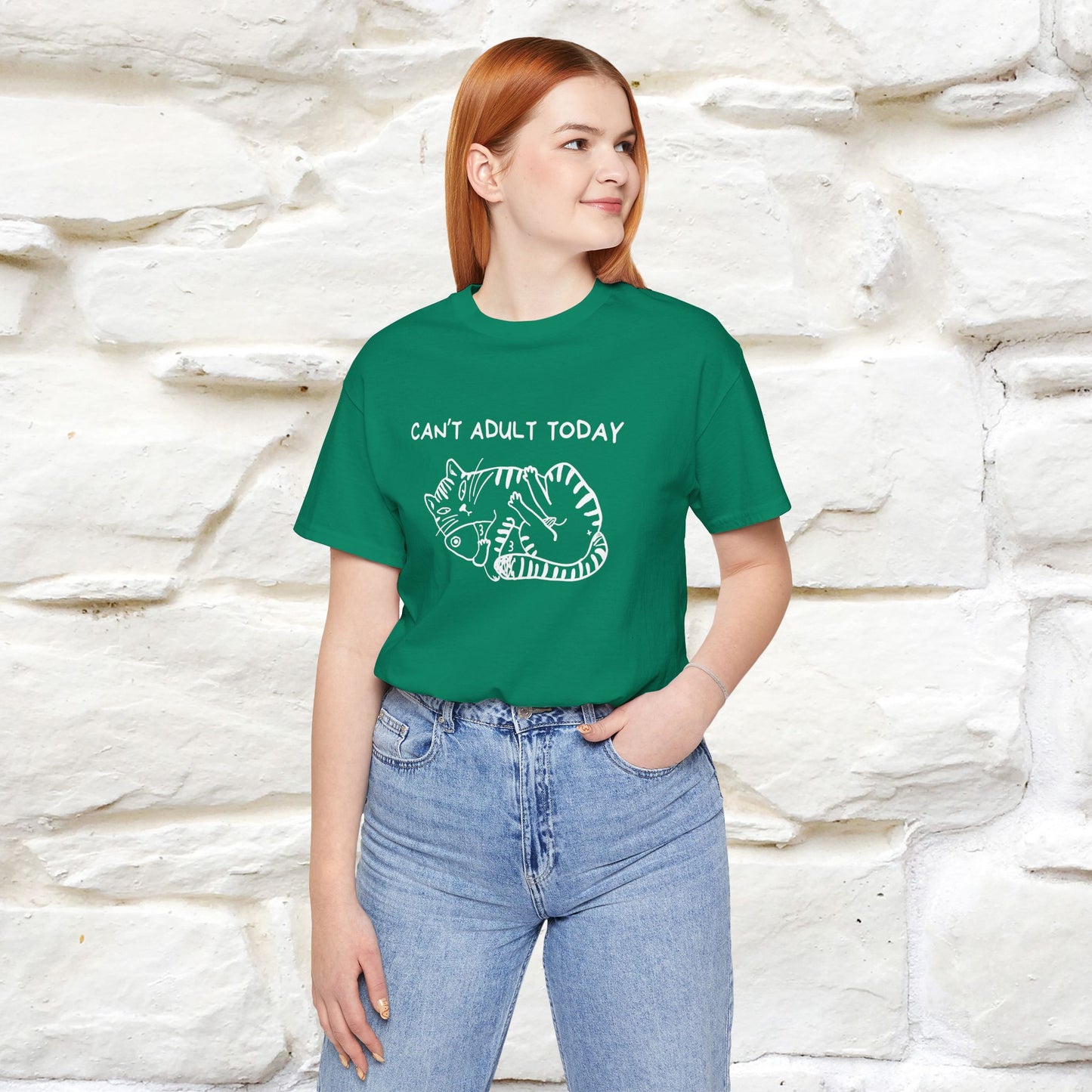"Can't Adult Today" |Cat T-Shirt | Nunu&Miao Studio