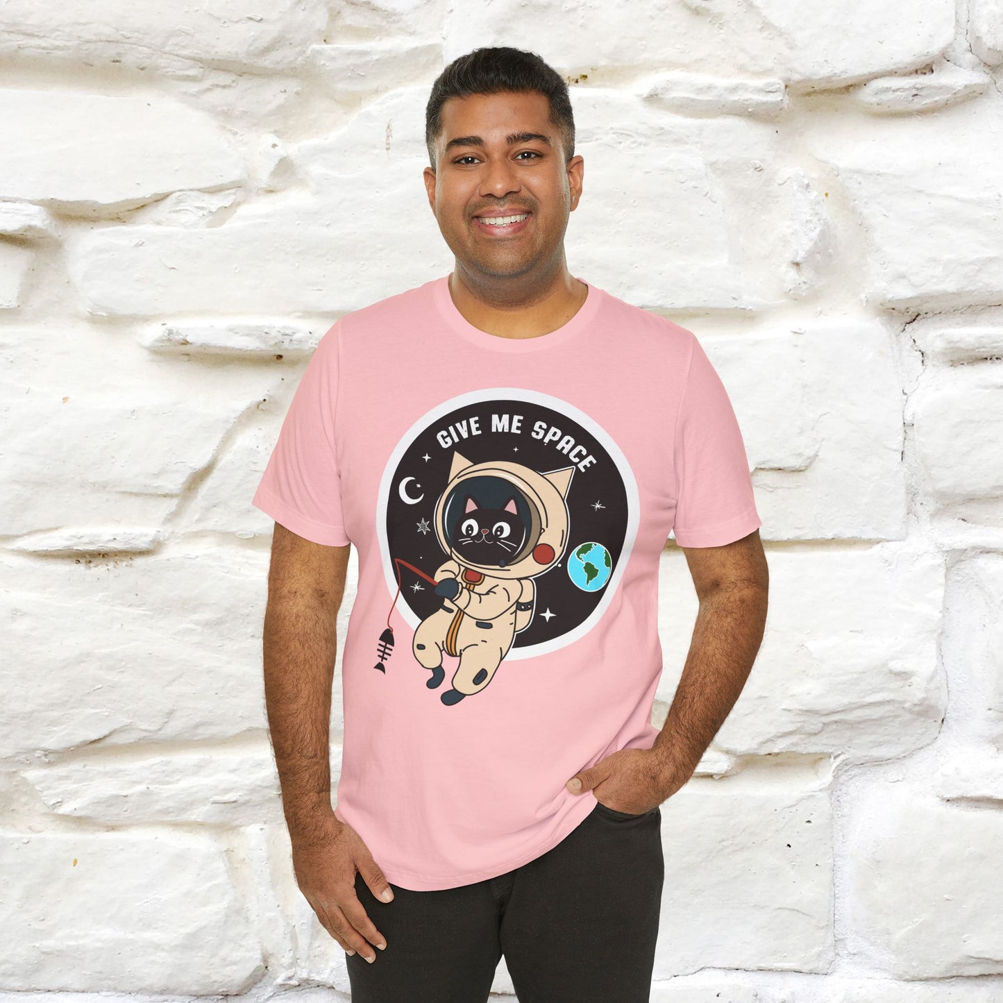 Give Me Space Cat T-Shirt for Men & Women | 100% Cotton* Funny  Tee