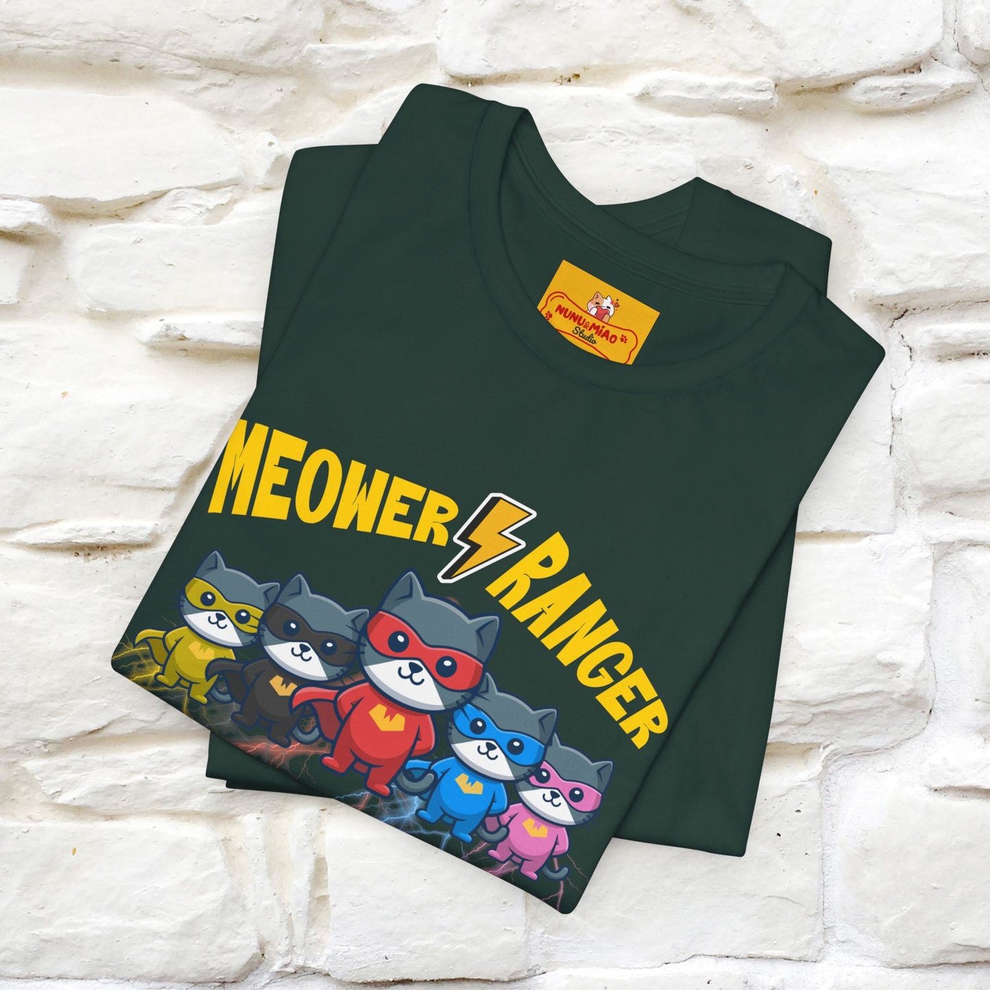 ''Meower Ranger''| CatT-Shirt | Nunu&Miao Studio