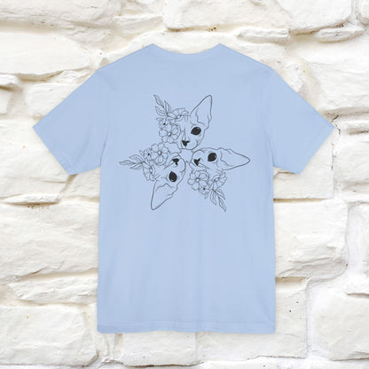 "Trinity'' Cat T-Shirt Front and Back Design | Nunu&Miao Studio