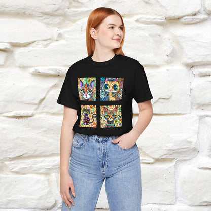 "Mosaic" Cat T-shirt for Men & Women | 100% Cotton* 🐾