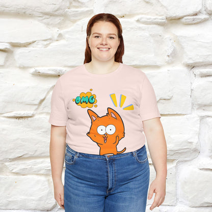 ''Oh My God'' Cat T-Shirt | Nunu&Miao Studio