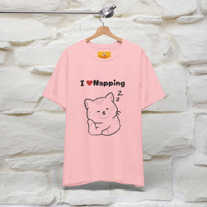 "I Love Napping" Cat T-Shirt | Nunu&Miao Studio - Nunu&Miao Studio