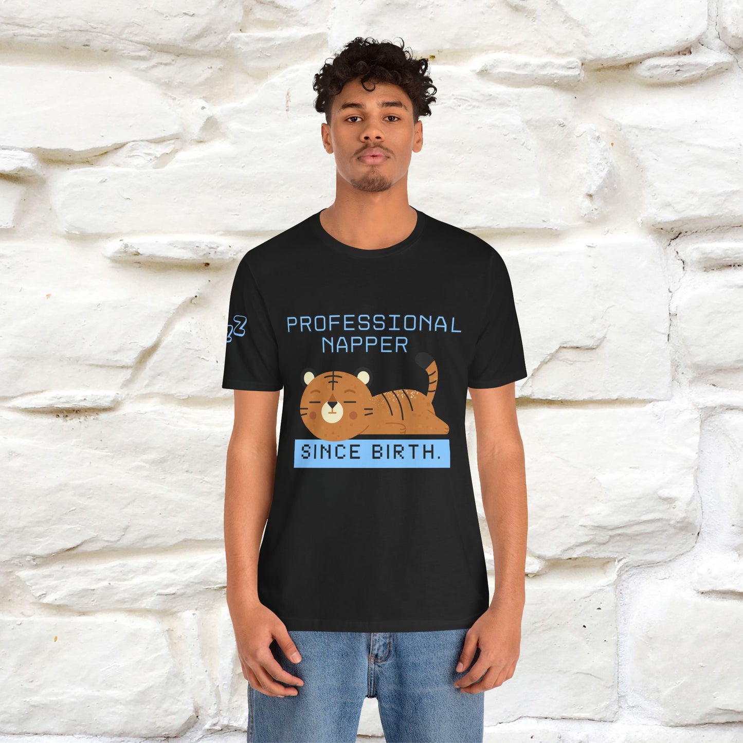 ''Professional napper since birth.''| CatT-Shirt | Nunu&Miao Studio