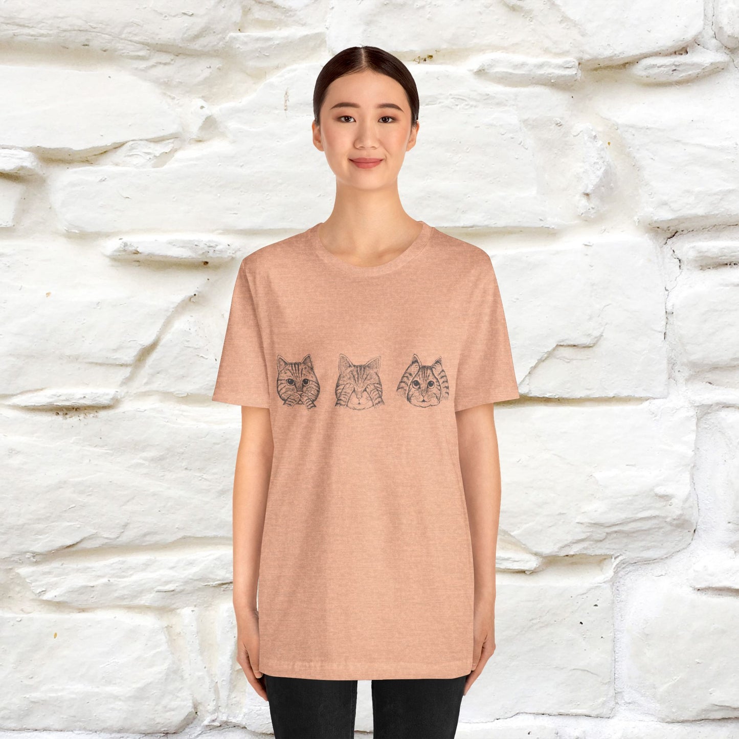 "Cute Cats" Funny Cat T-Shirt for Men & Women | 100% Cotton* - Nunu&Miao Studio