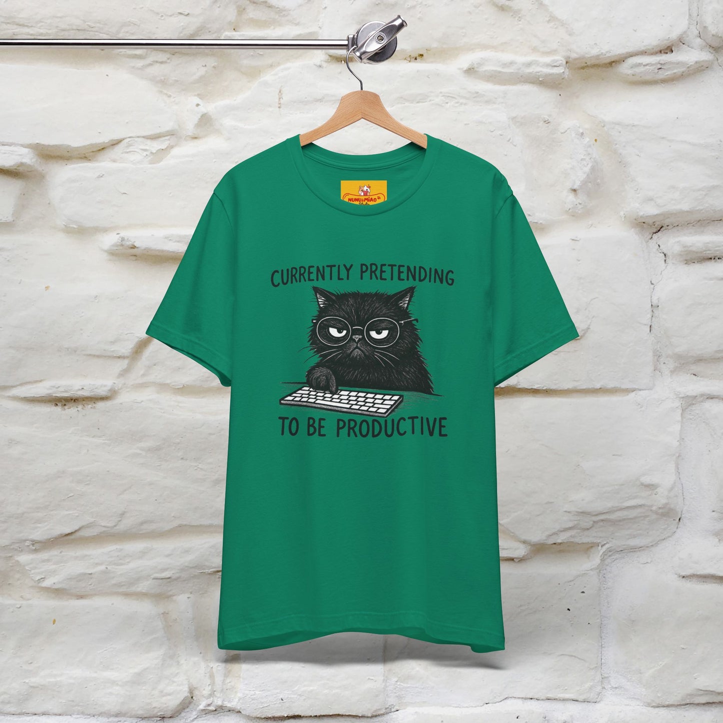 "Currently Pretending To Be Productive" |Cat T-Shirt | Nunu&Miao Studio