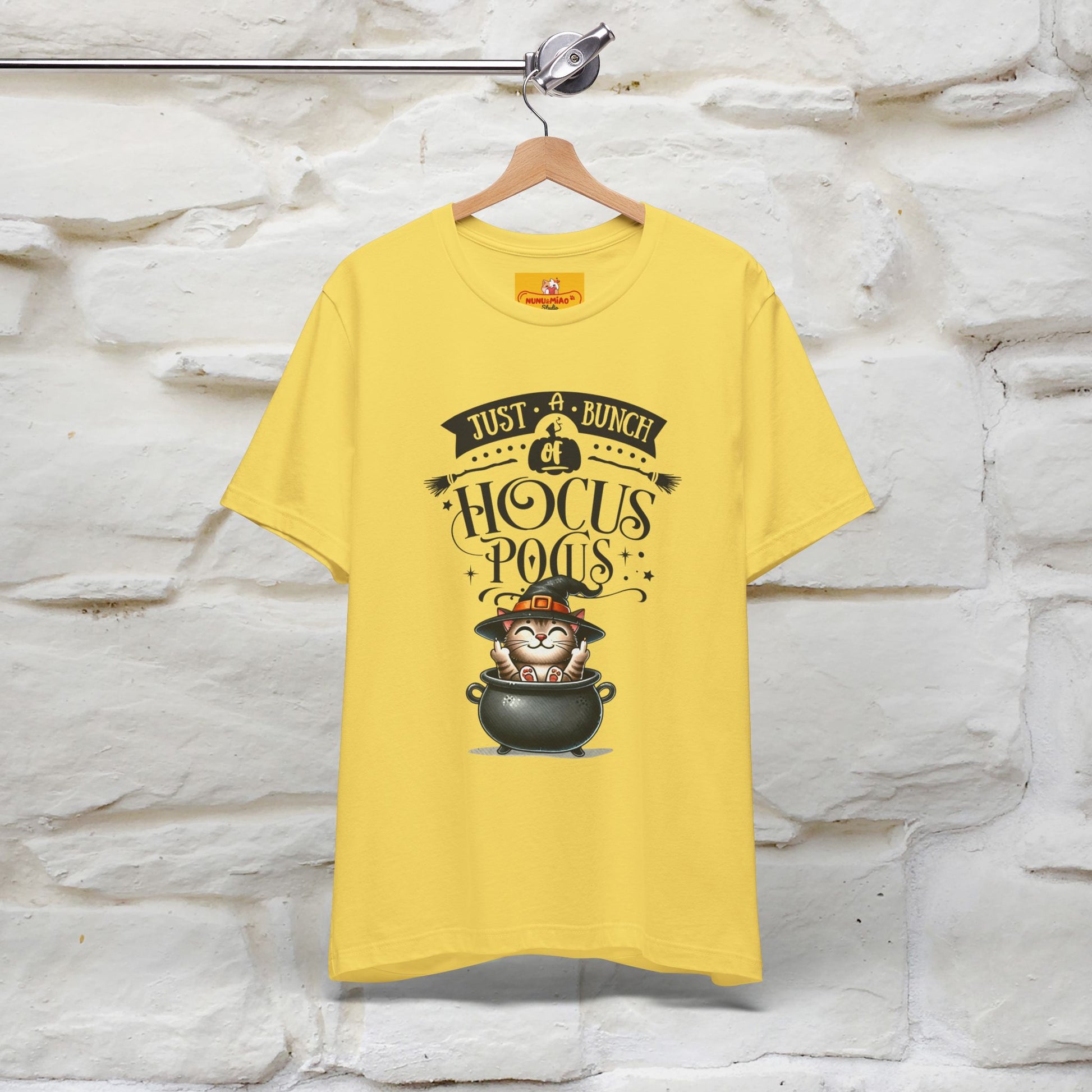 "Just A Bunch Of Hocus Pocus" Cat  T-shirt |Nunu&Miao Studio - Nunu&Miao Studio