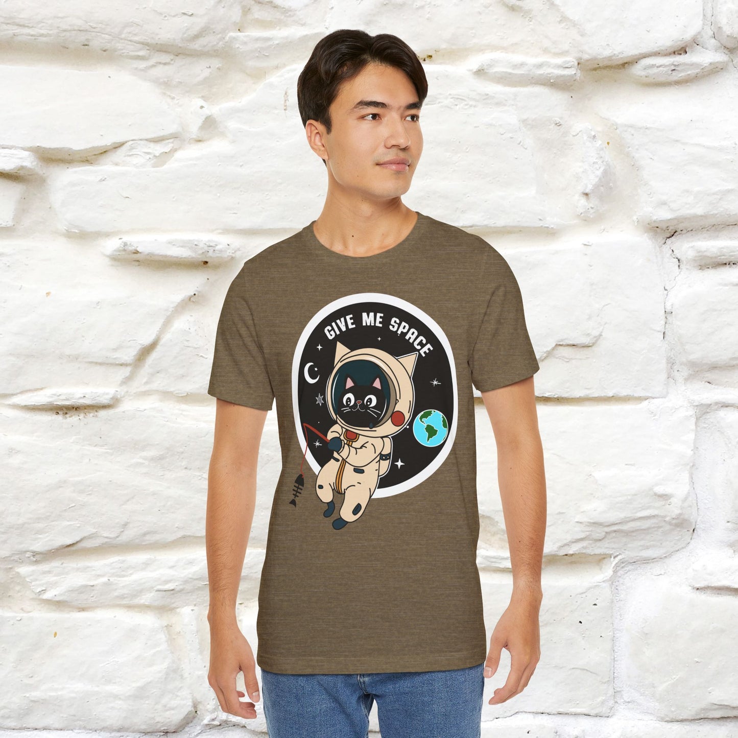 Give Me Space Cat T-Shirt for Men & Women | 100% Cotton* Funny  Tee