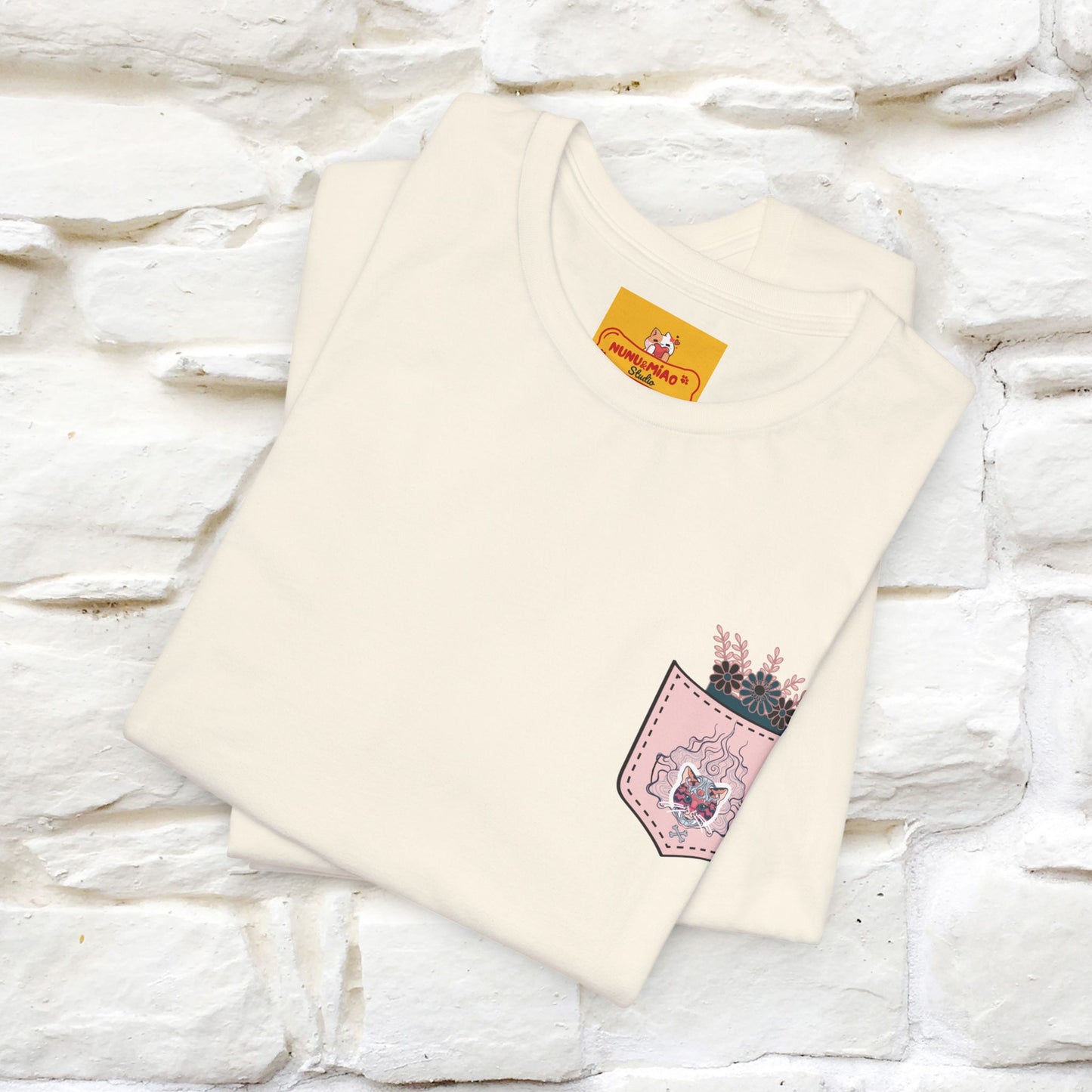 ''Air Fire Cat'' | Cat T-Shirt Front and Back Design | Nunu&Miao Studio
