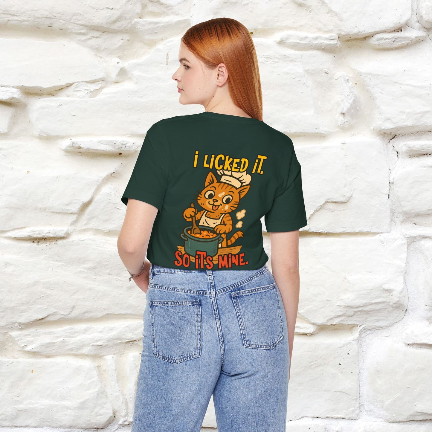 "I Licked It. It's Mine  " |Cat T-Shirt | Nunu&Miao Studio