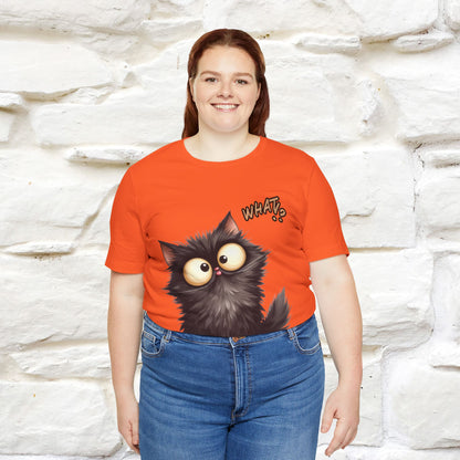 ''What ?'' | Cat T-Shirt  | Nunu&Miao Studio