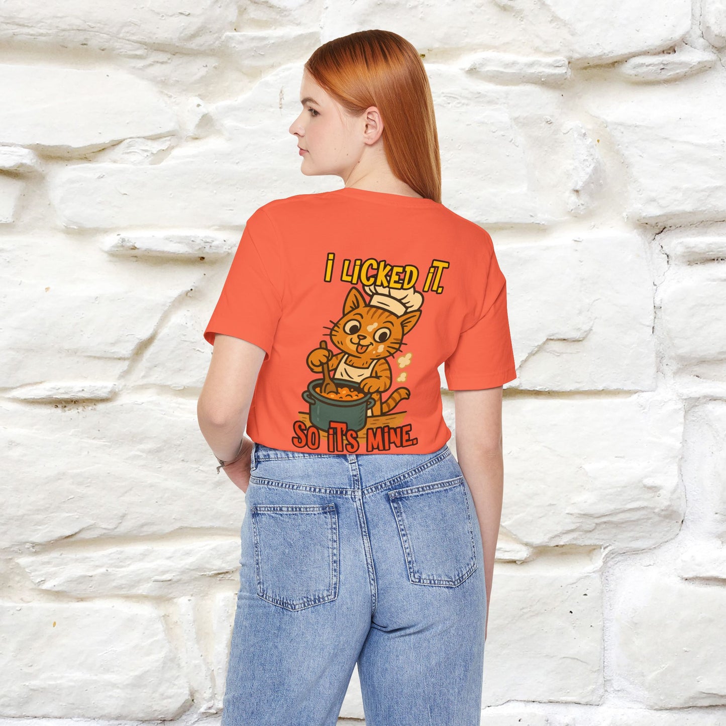 "I Licked It. It's Mine  " |Cat T-Shirt | Nunu&Miao Studio