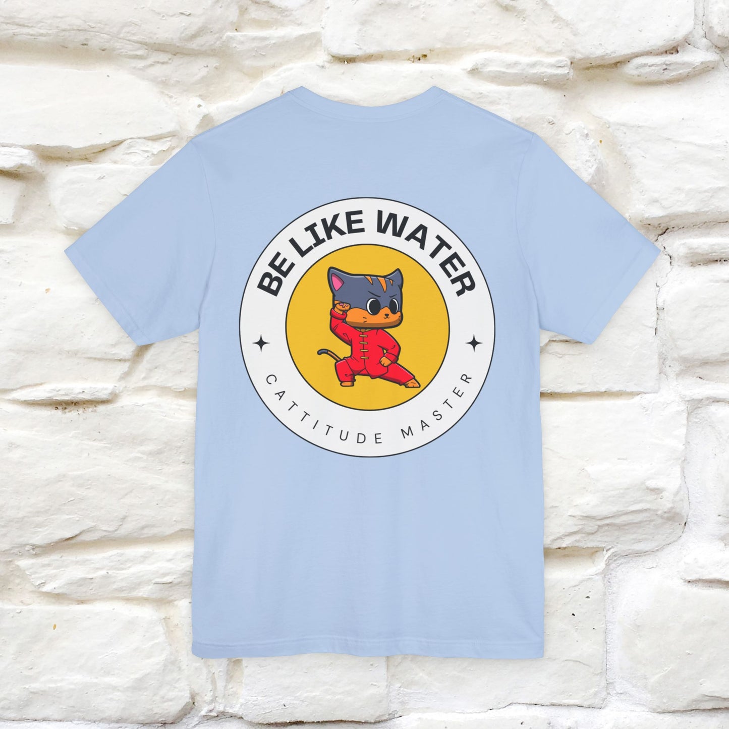 "Be Like Water: Cattitude Master | Cat T-Shirt |Nunu&Miao Studio