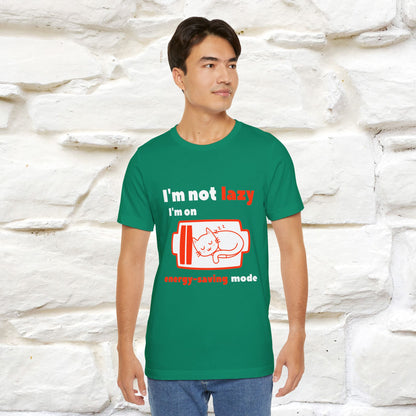 ''I am Not Lazy...'' Cat T-Shirt | Nunu&Miao Studio