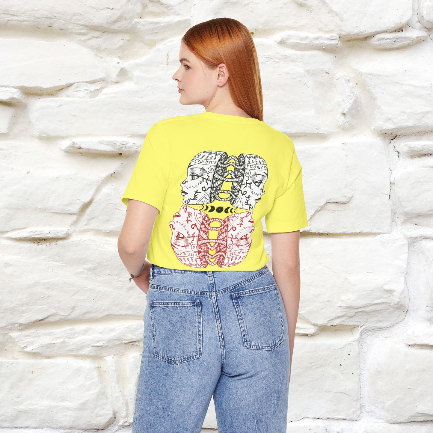 ''Illusion'' Cat T-Shirt Front and Back Design | Nunu&Miao Studio