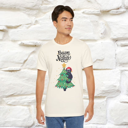 Buon Natale Cat T-Shirt | Italian Christmas Cat Shirt for Men & Women | 100% Cotton*