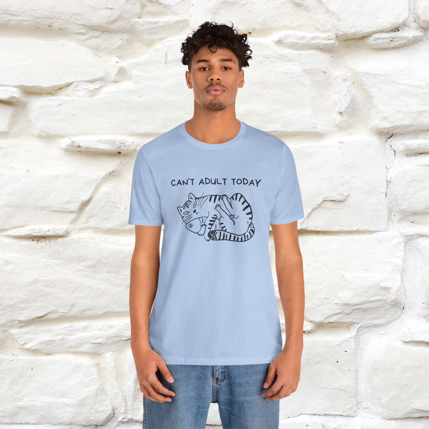 "Can't Adult Today" |Cat T-Shirt | Nunu&Miao Studio - Nunu&Miao Studio