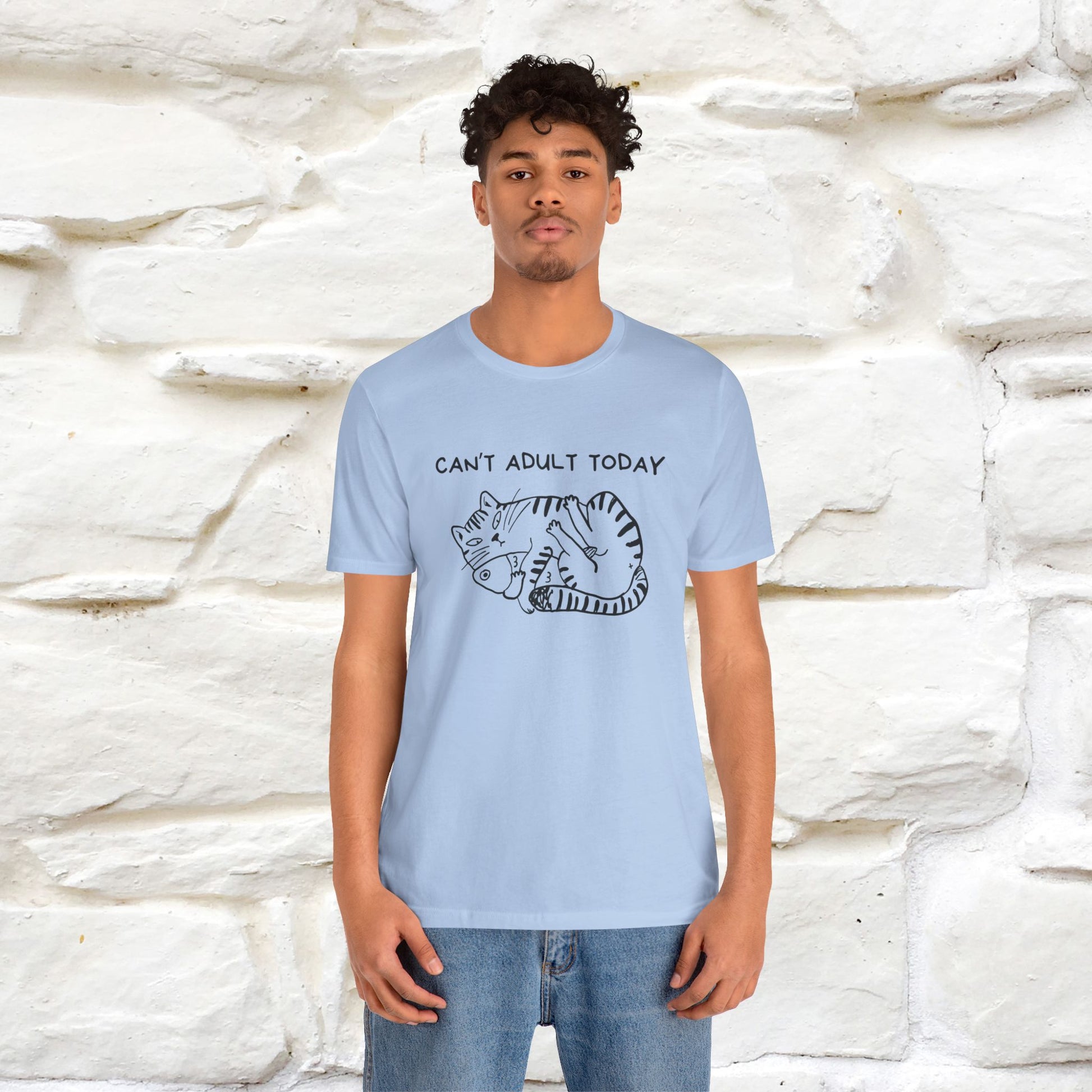 "Can't Adult Today" |Cat T-Shirt | Nunu&Miao Studio - Nunu&Miao Studio