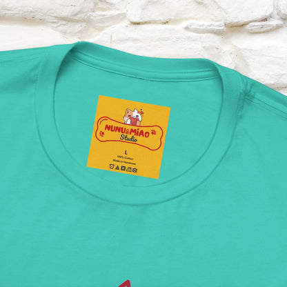 "I’m Happy, Which Often Looks Like Crazy" Cat T-Shirt| Front & Back Design | Nunu&Miao Studio