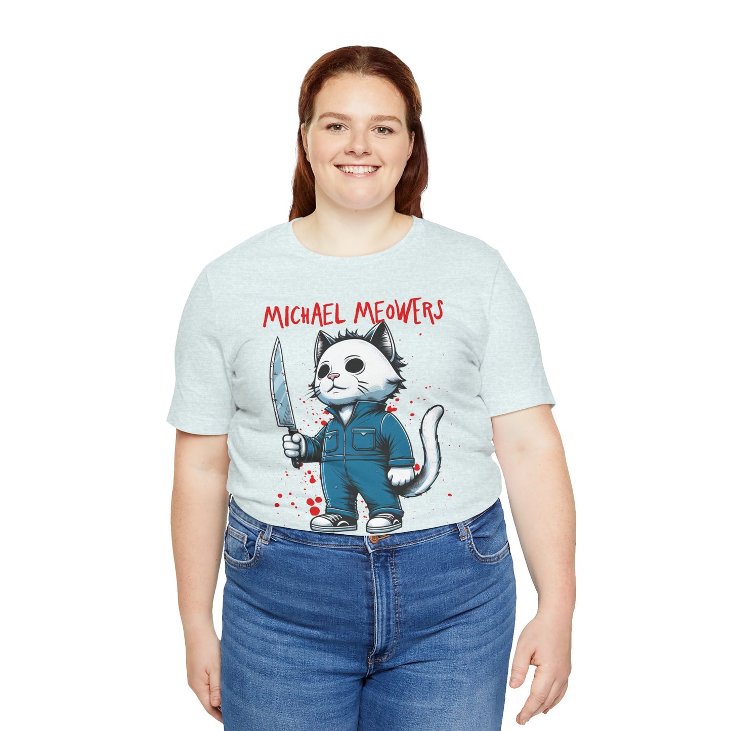 Michael Meowers T-Shirt | Playful Cat Parody Tee for Men & Women | 100% Cotton*