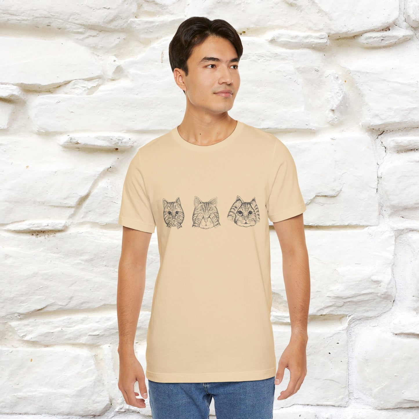 "Cute Cats" Funny Cat T-Shirt for Men & Women | 100% Cotton* - Nunu&Miao Studio
