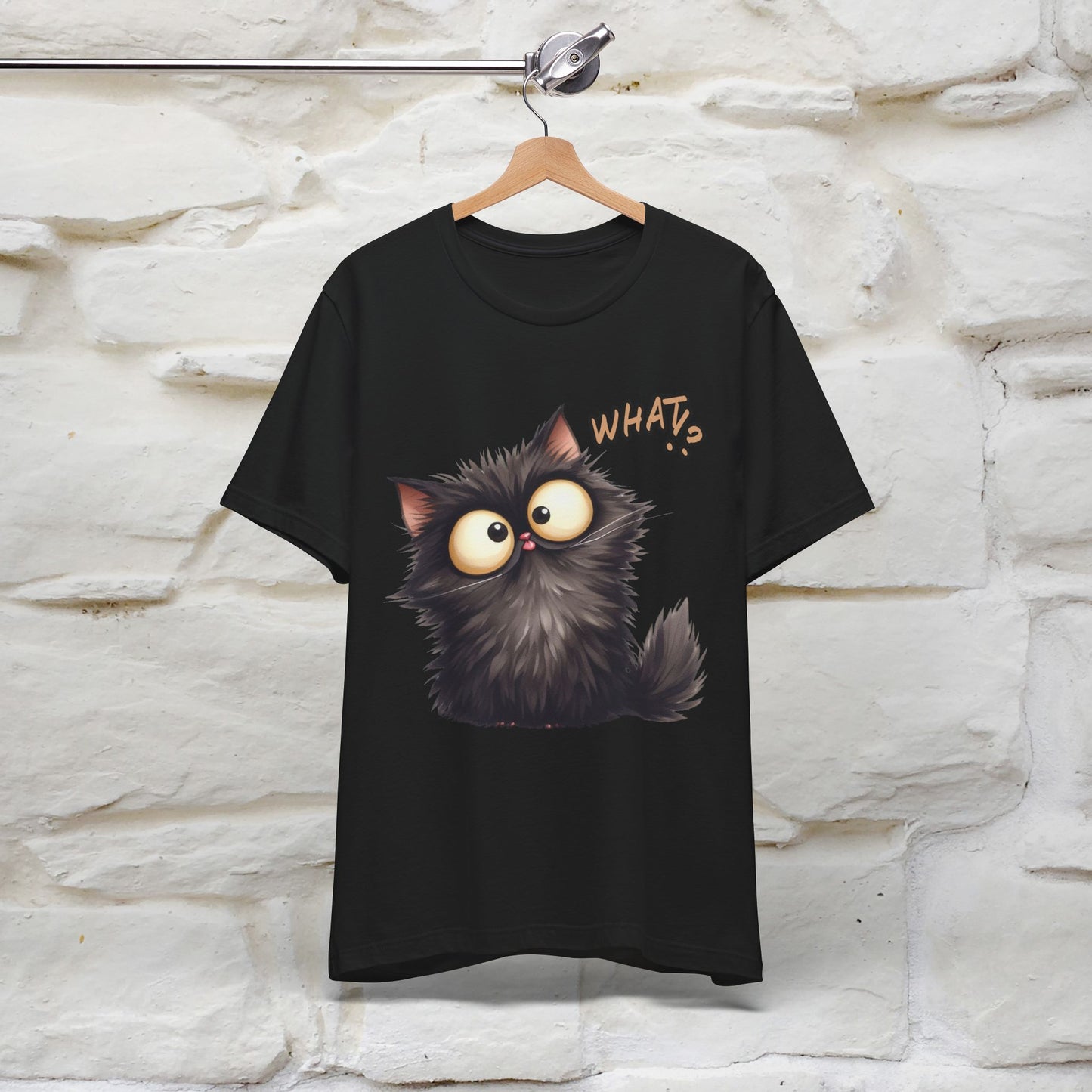 What? Cat T-Shirt for Men & Women | 100% Cotton* Funny & Stylish Tee