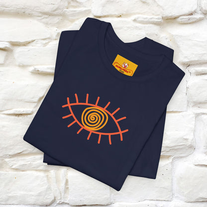 "The Hypnotic Meow'' Cat T-Shirt Front and Back Design | Nunu&Miao Studio