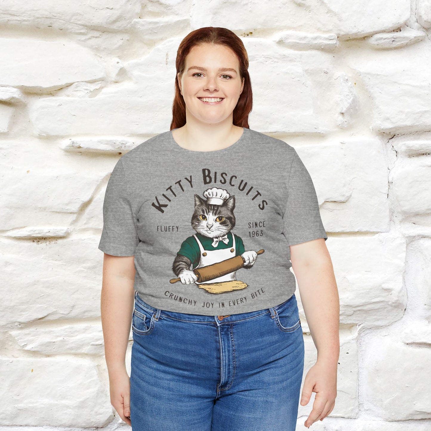 Kitty Biscuits Crunchy Joy T-Shirt | Cat Lover’s Delight for Men & Women | 100% Cotton*