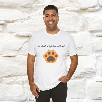 "How About A High Five With Me?" Cat T-shirt for Men & Women | 100% Cotton*