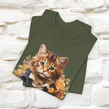 "Garden Guardian" Cat T-Shirt for Men & Women | 100% Cotton* 🌱🐾