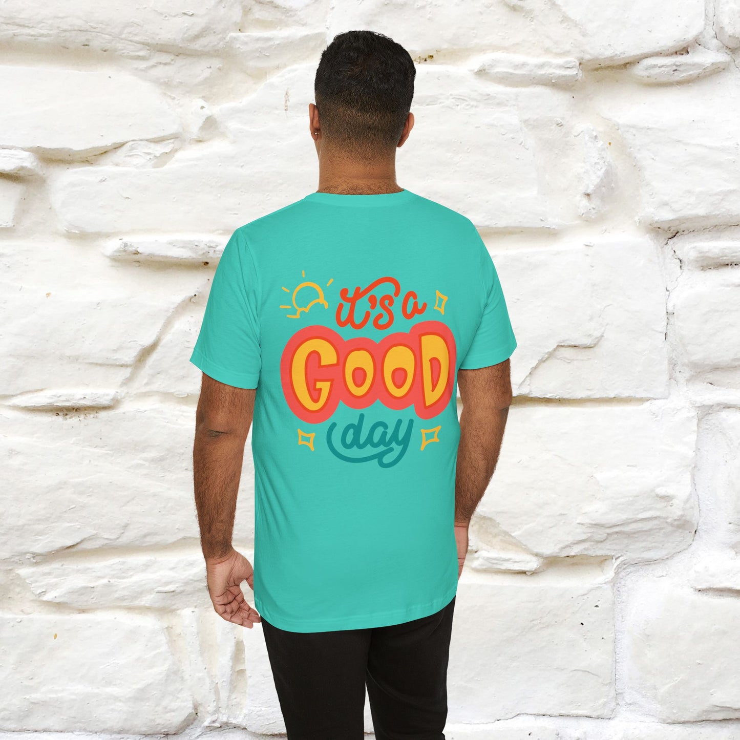 ""It's A Good Day" Cat T-Shirt| Front & Back Design | Nunu&Miao Studio