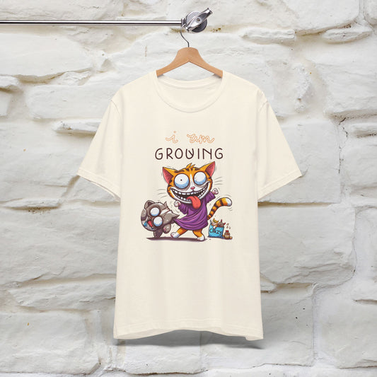 '' I Am Growing'' T-shirt for Man 100% Cotton* - Nunu&Miao Studio