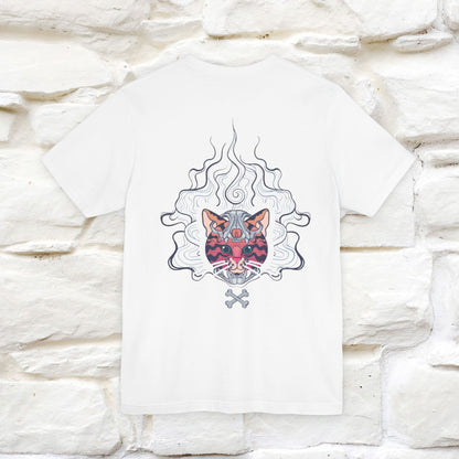''Air Fire Cat'' | Cat T-Shirt Front and Back Design | Nunu&Miao Studio