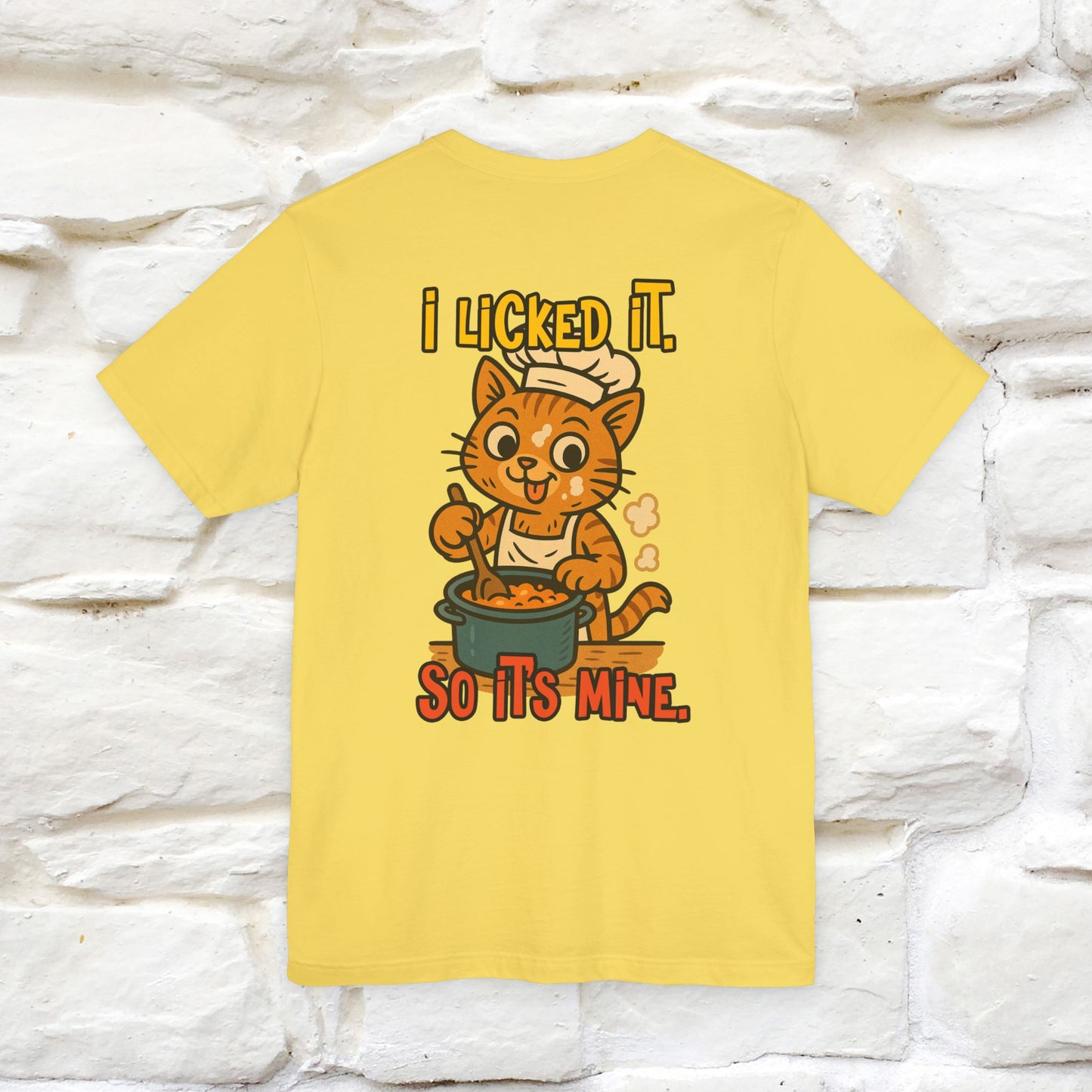 "I Licked It. It's Mine  " |Cat T-Shirt | Nunu&Miao Studio
