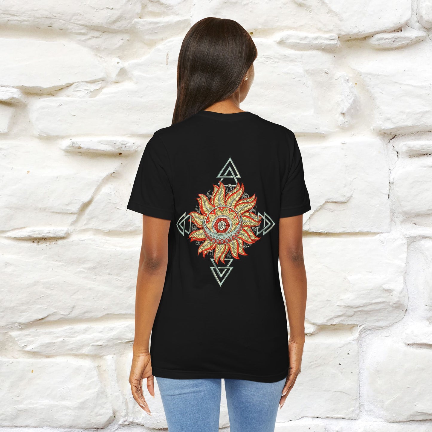 "The Third Eye'' Cat T-Shirt Front and Back Design | Nunu&Miao Studio