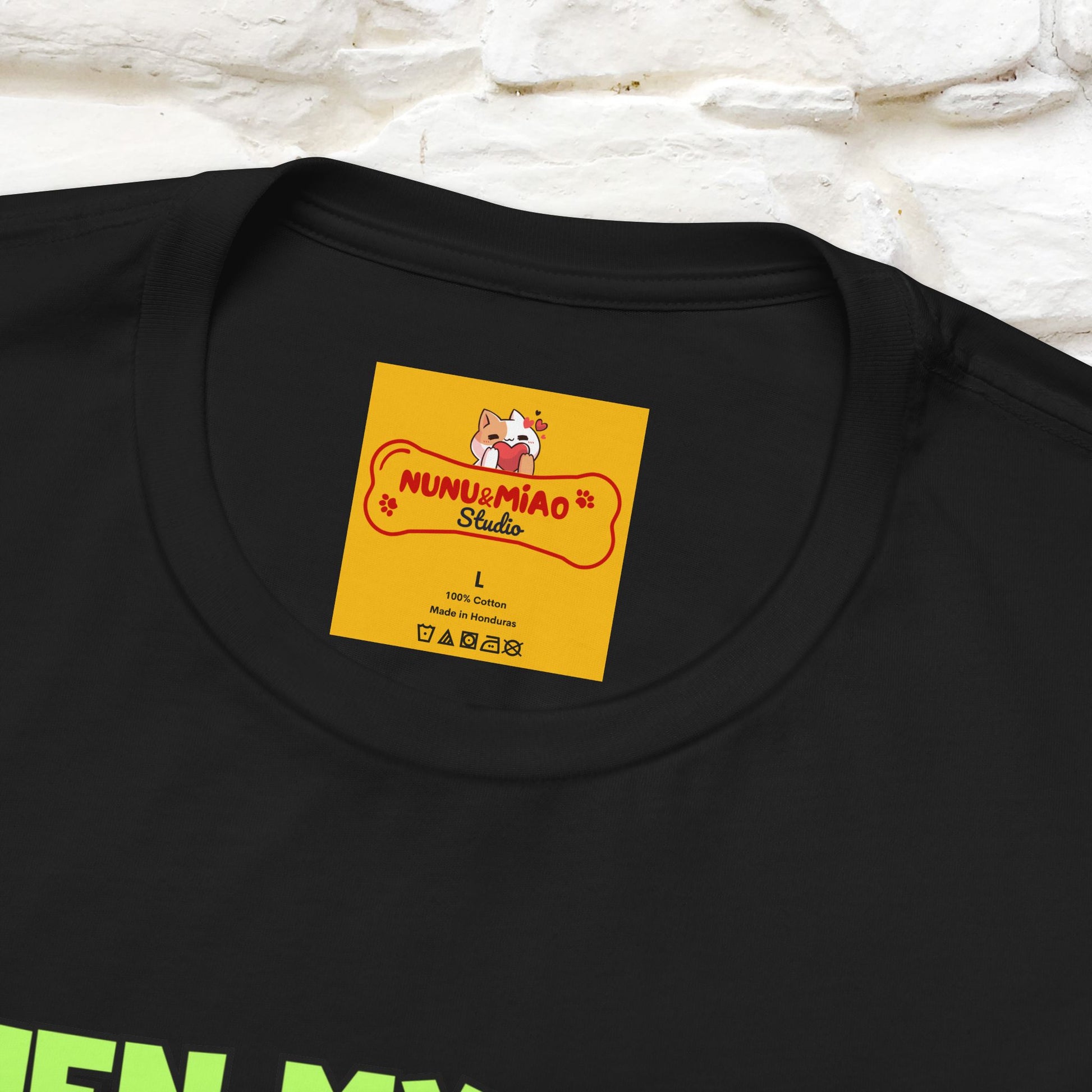 "When My Sister Cooks" Funny Cat  T-shirt |Nunu&Miao Studio - Nunu&Miao Studio