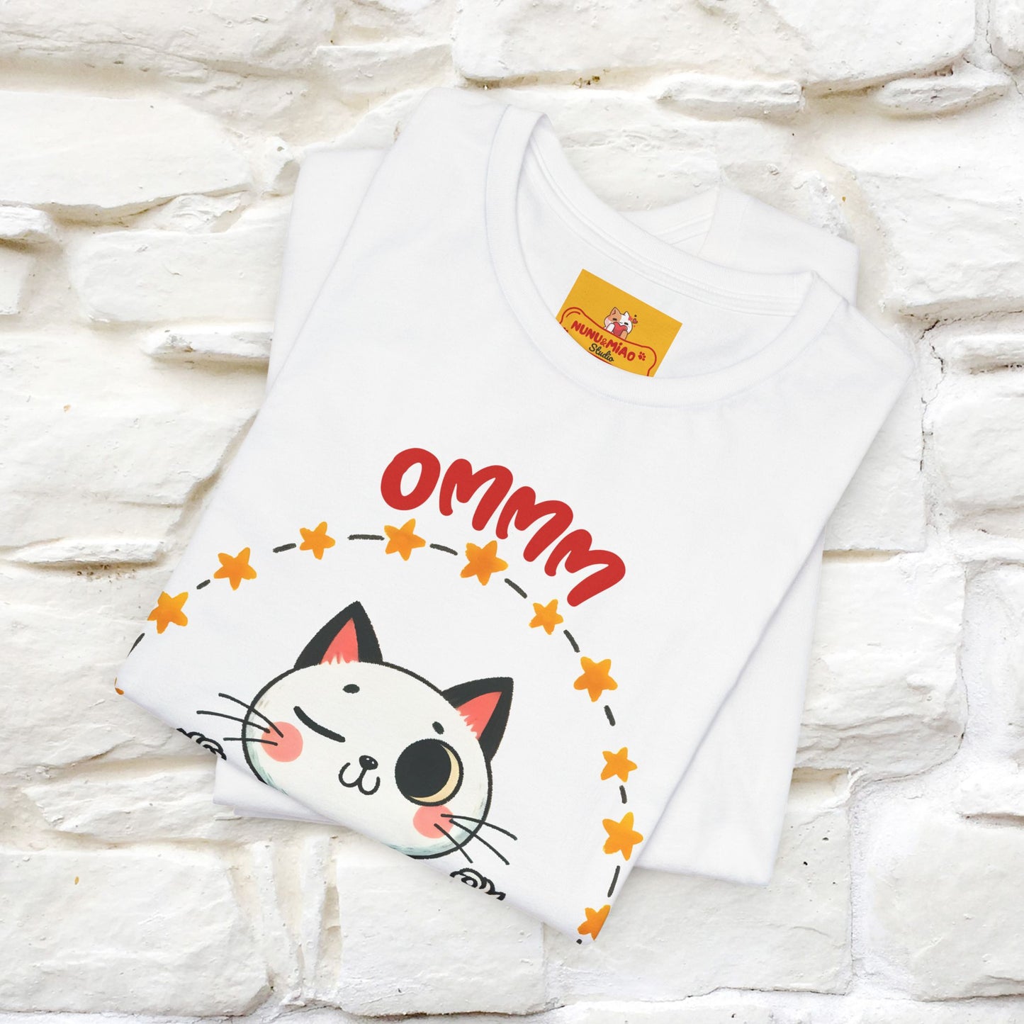 ''Ommm, Keep Calm'' Cat T-Shirt | Nunu&Miao Studio