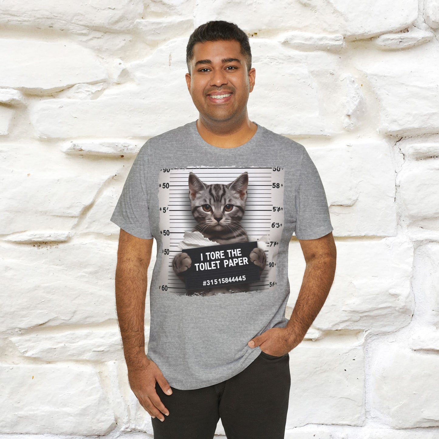 I Tore The Toilet Paper Cat T-Shirt for Men & Women | 100% Cotton*