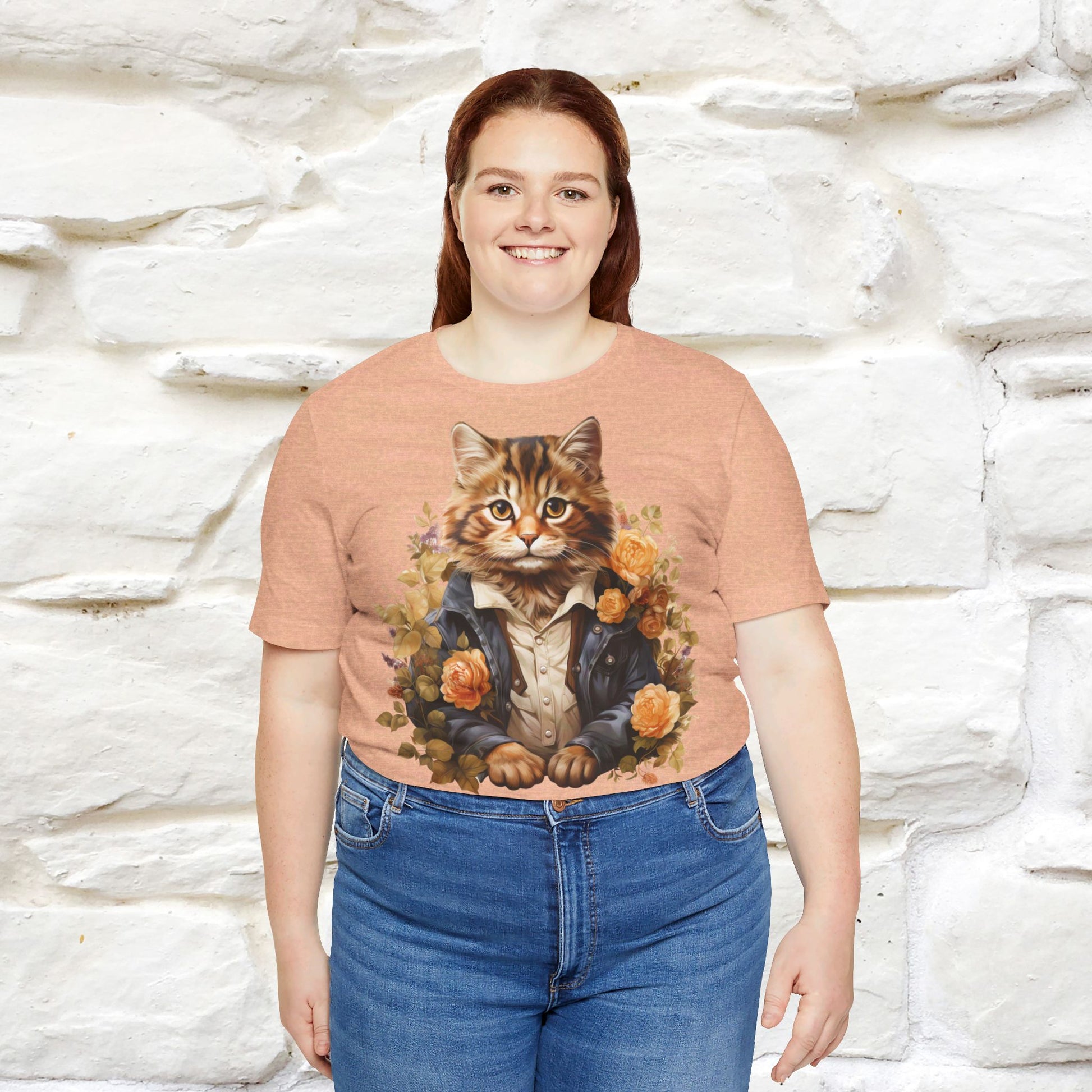 ''Garden Guardian'' Cat T-shirt for Women 100% Cotton* - Nunu&Miao Studio