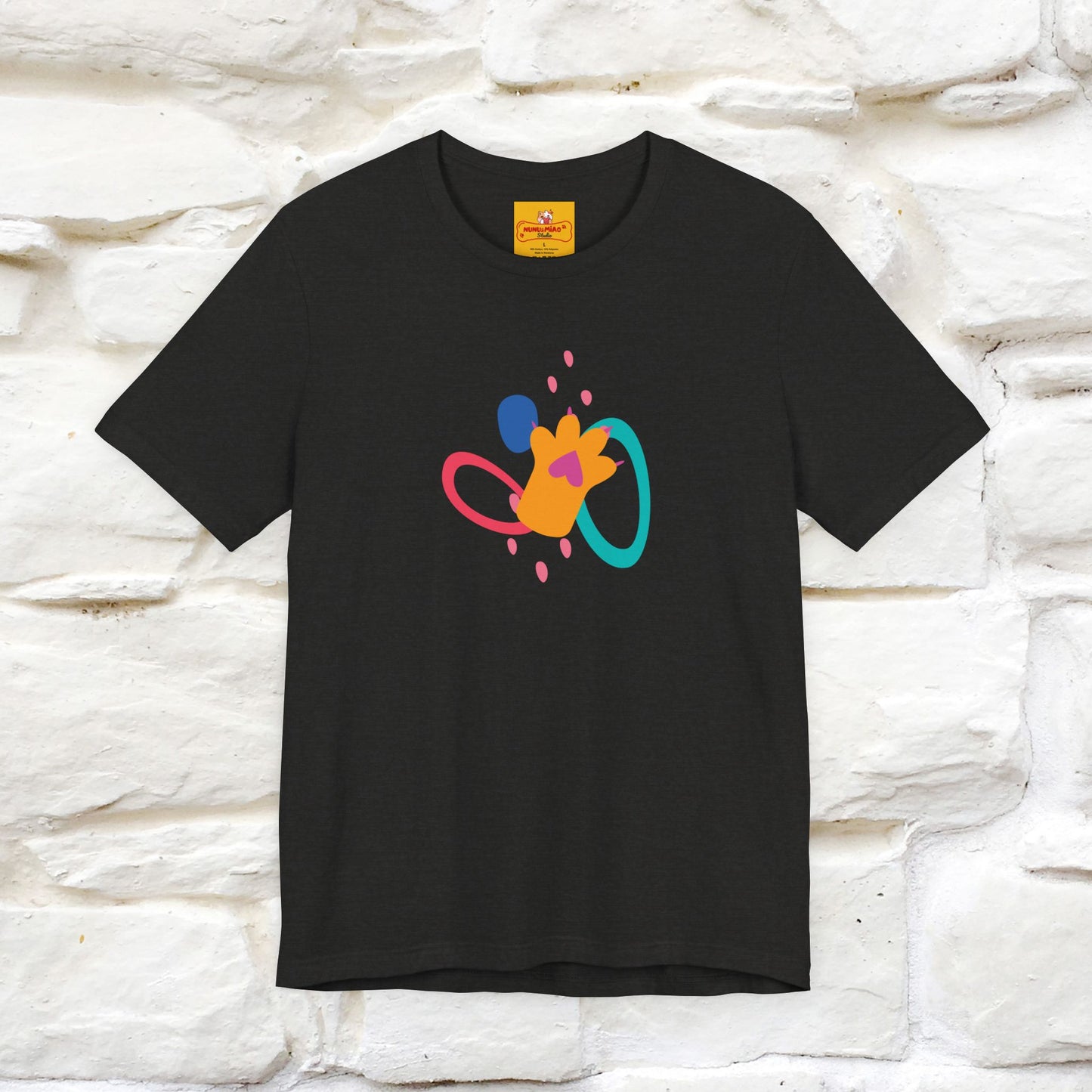 ''The Power Of Meow'' Cat T-Shirt Front and Back Design | Nunu&Miao Studio