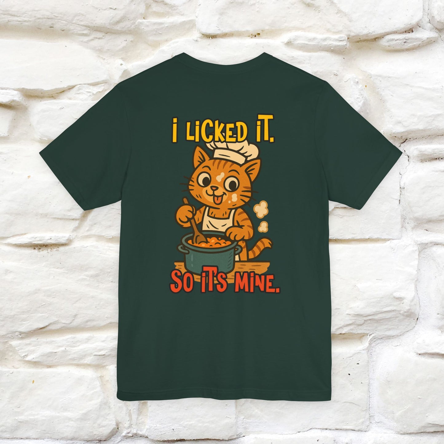 "I Licked It. It's Mine  " |Cat T-Shirt | Nunu&Miao Studio