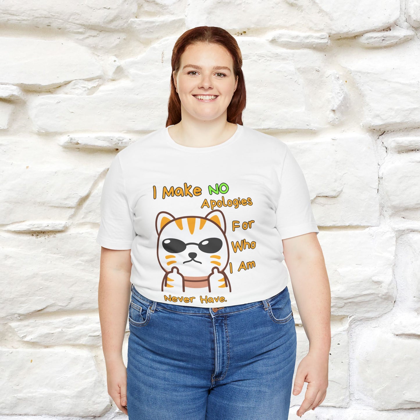 "I Make No Apologies... " |Cat T-Shirt | Nunu&Miao Studio